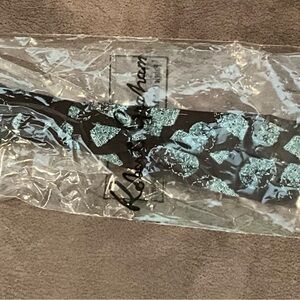 Robert Graham Black and Blue Patterned Bandana